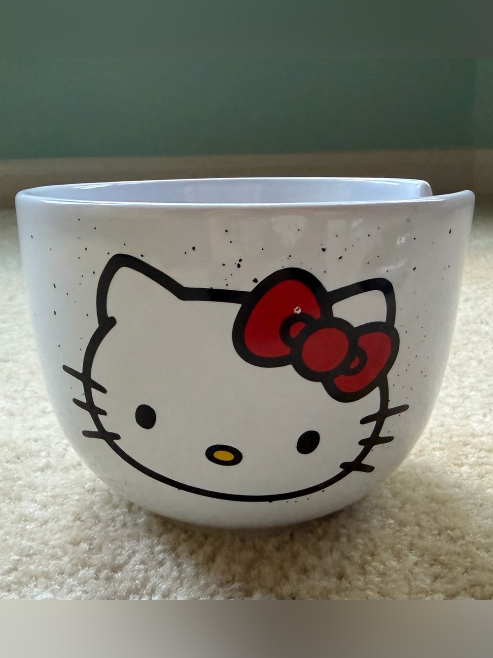 Sanrio Hello Kitty 20 oz Ceramic Ramen Bowl - VGUC - No Chopsticks Included